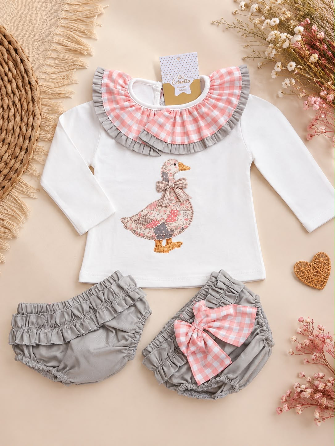 Conjunto de ranita ganso