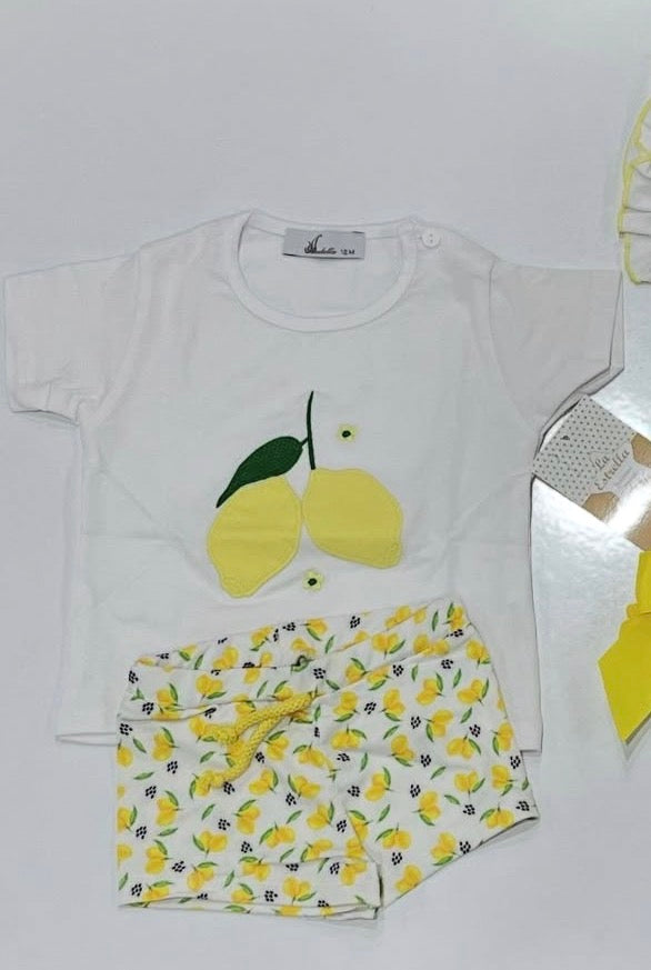 Conjunto baño Niño limones