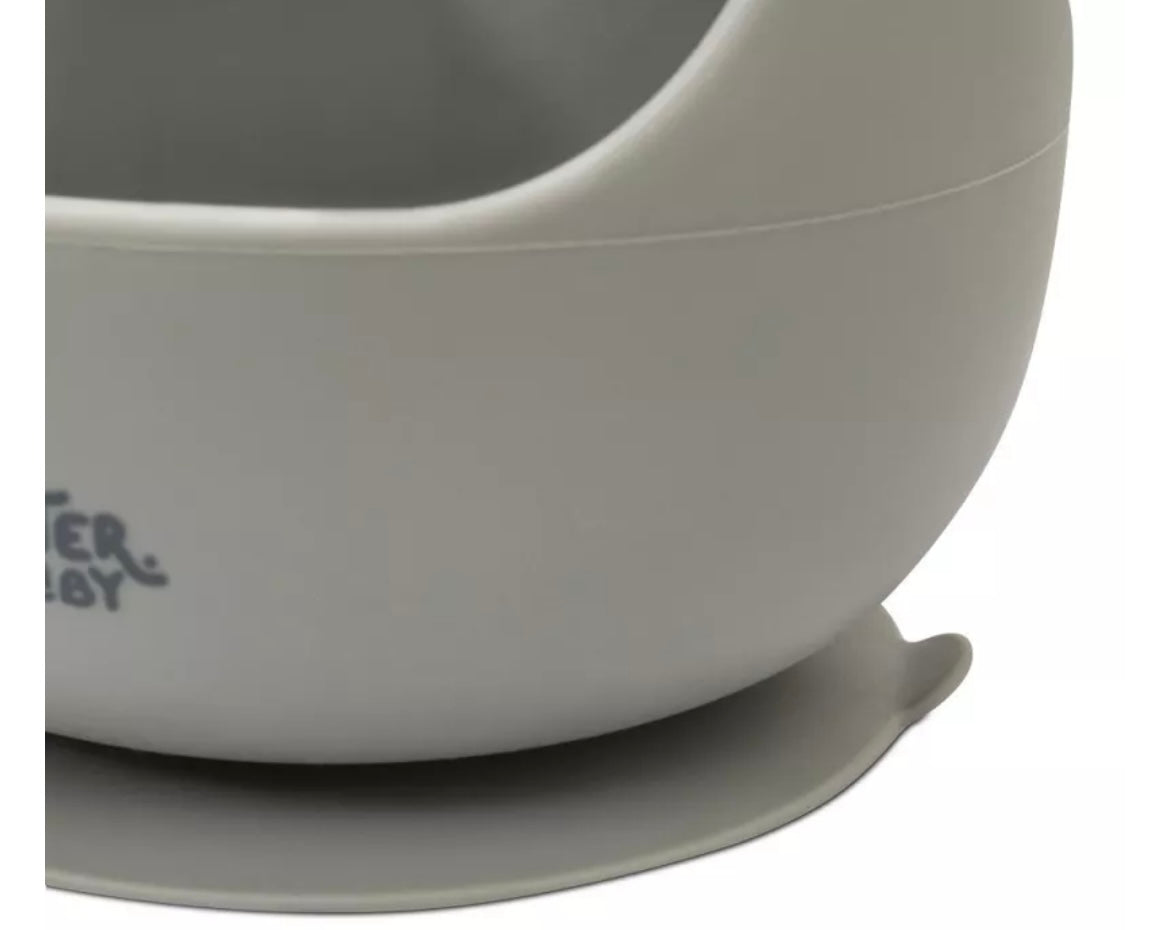 Cuenco con ventosa + cuchara de silicona