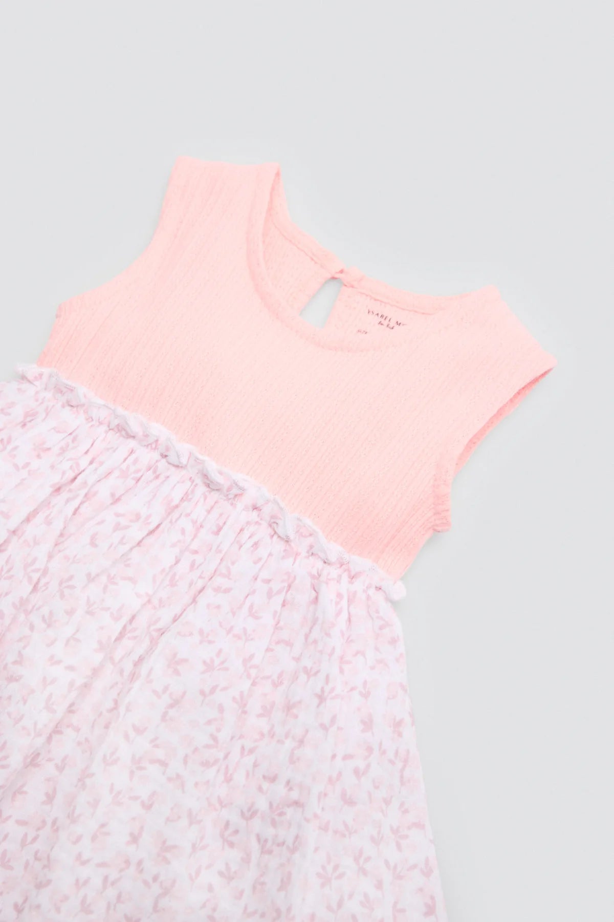 Vestido bebé sin mangas estampado floral