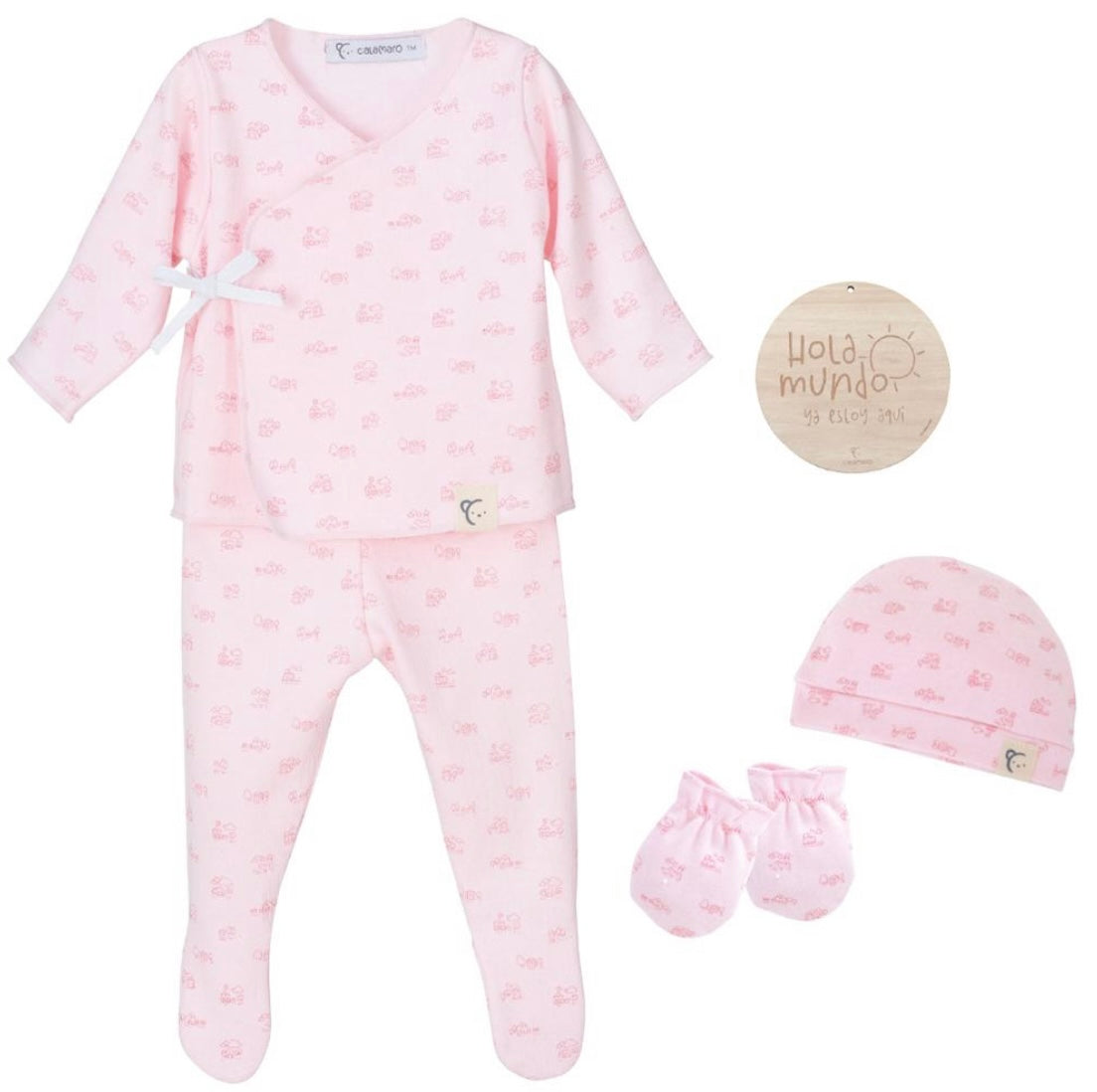 Pack nacimiento Casitas Rosa