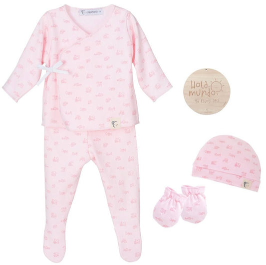 Pack nacimiento Casitas Rosa