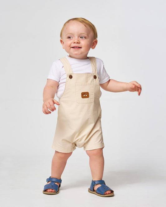 CONJUNTO CAMISETA Y PETO CAMEL