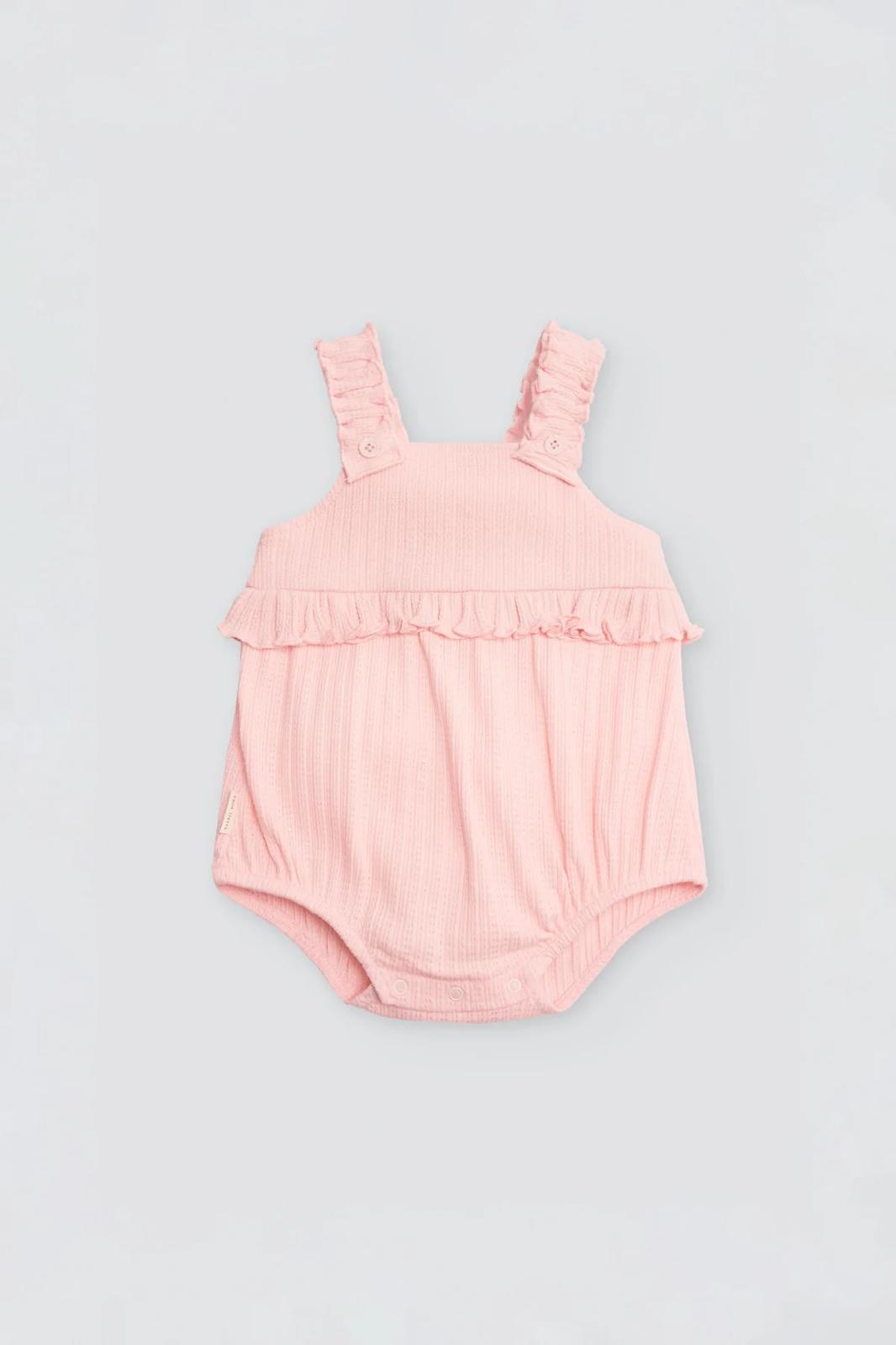 Peto bebé sin mangas detalle volante