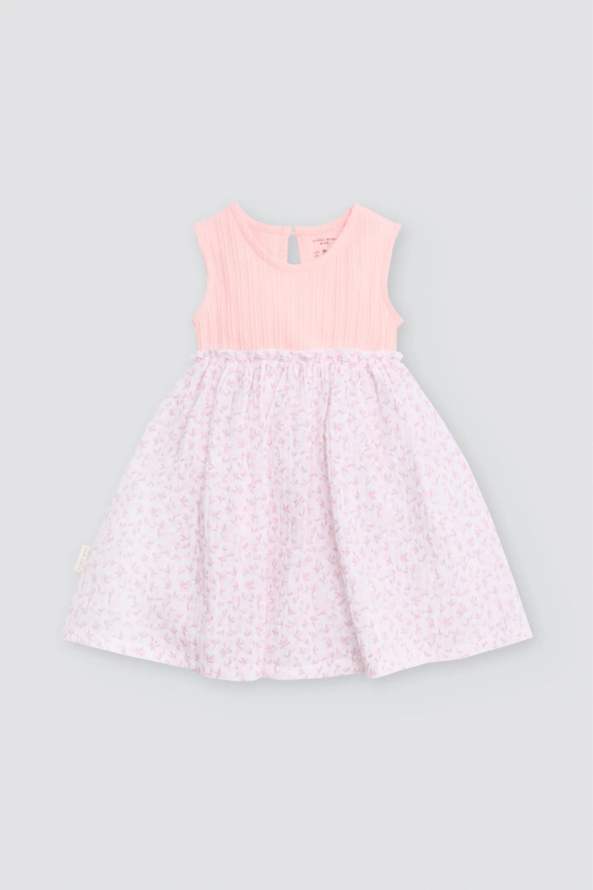 Vestido bebé sin mangas estampado floral
