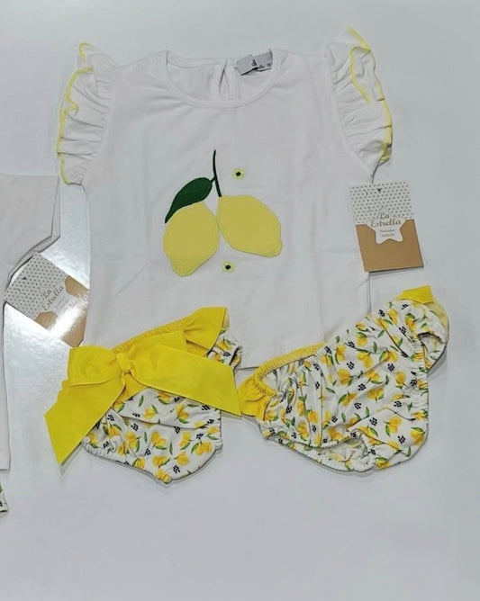 Conjunto baño limones niña
