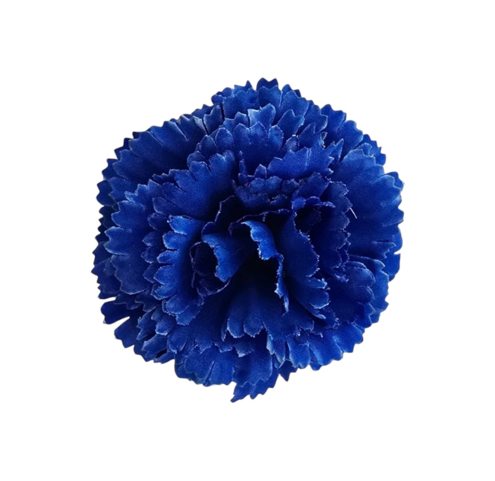 Clavel pequeño azul eléctrico