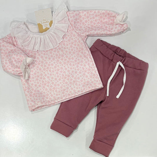 Chándal niña flores