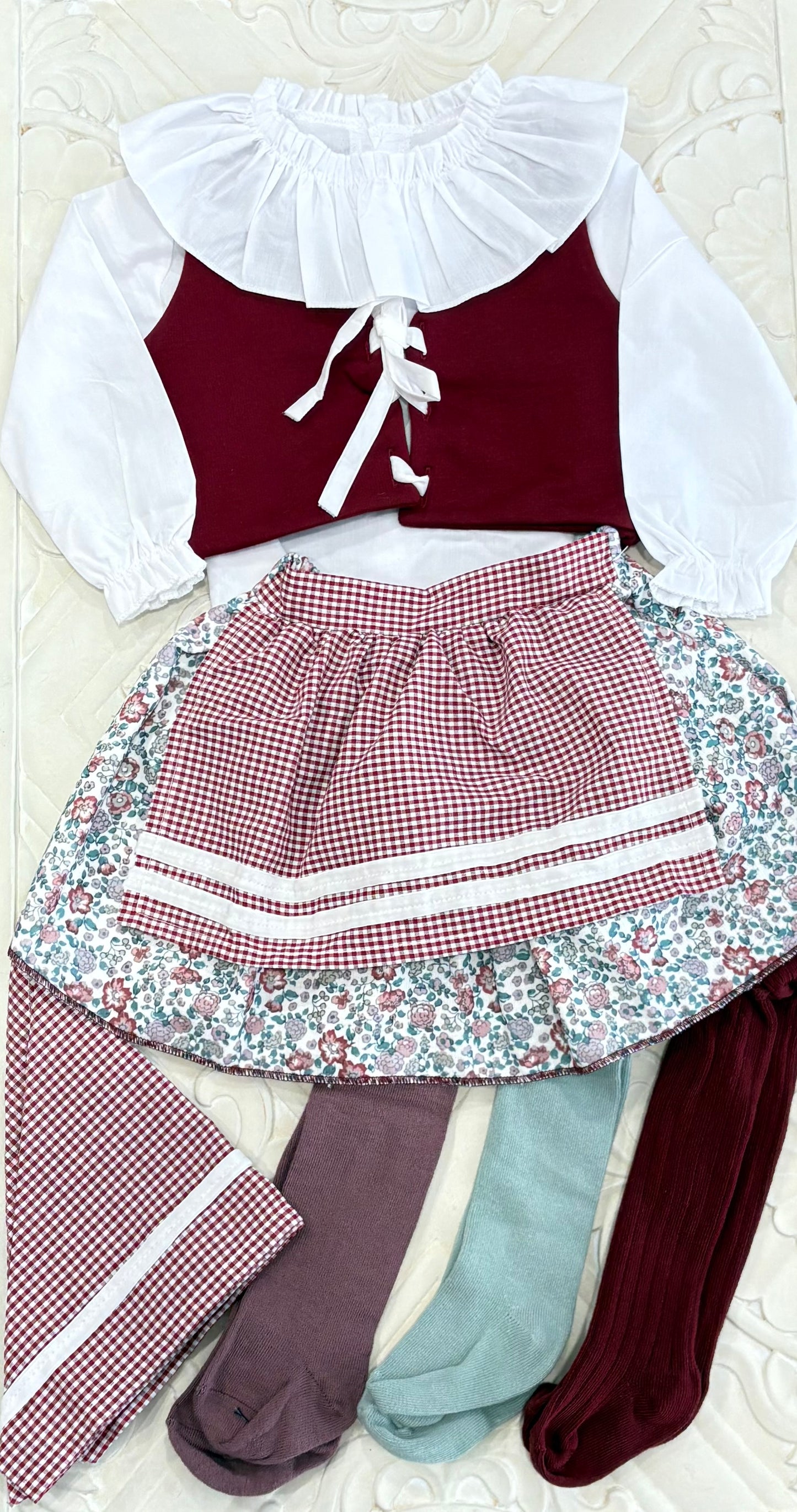 Traje de Pastora Burdeo