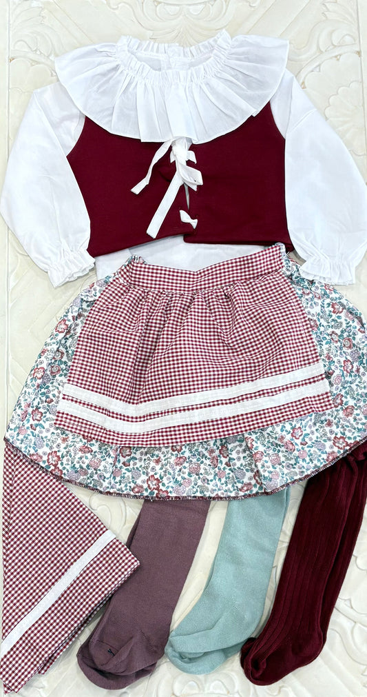 Traje de Pastora Burdeo