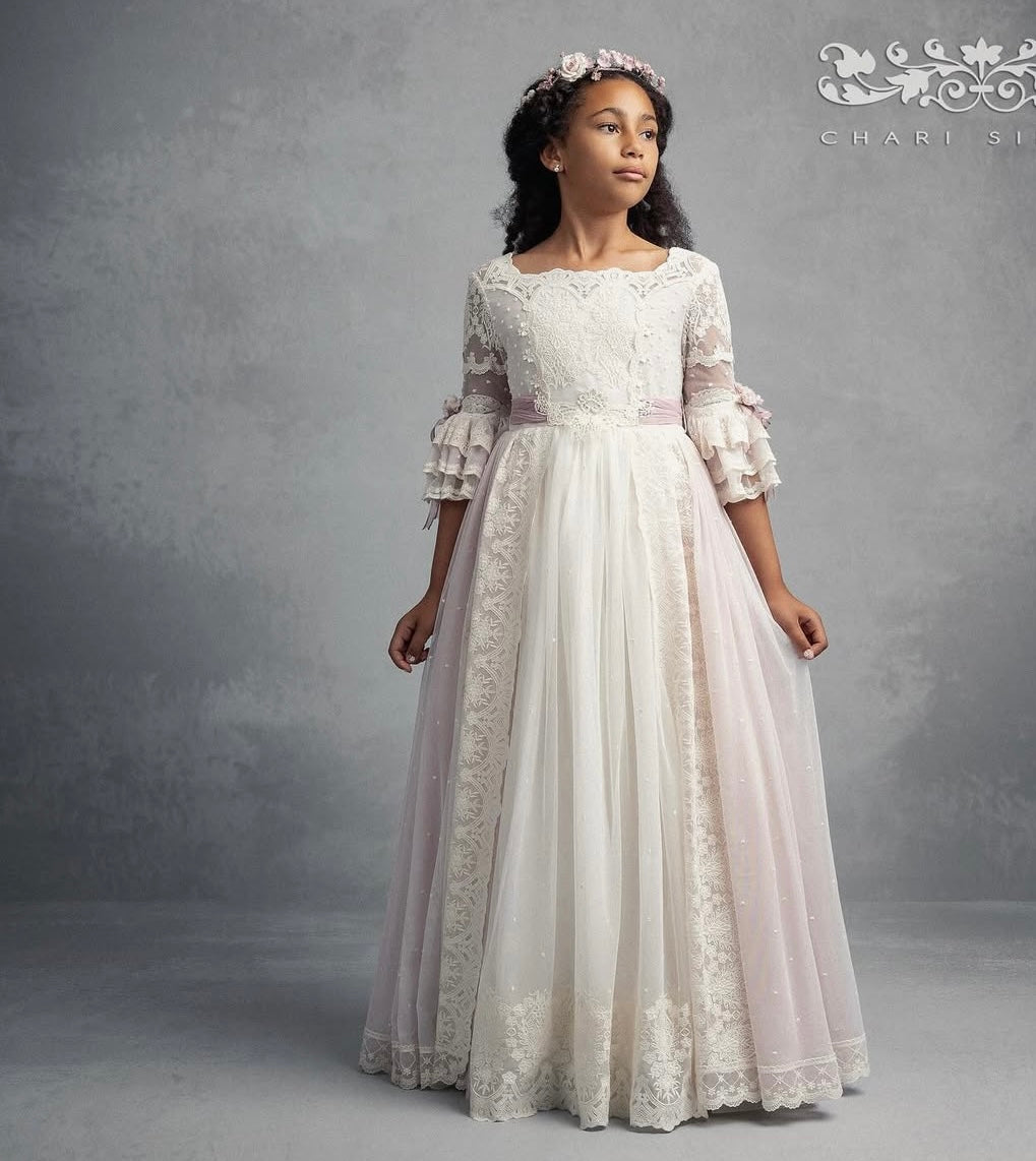 Vestido de comunión Soleil Chari Sierra ( Consulta Disponibilidad )