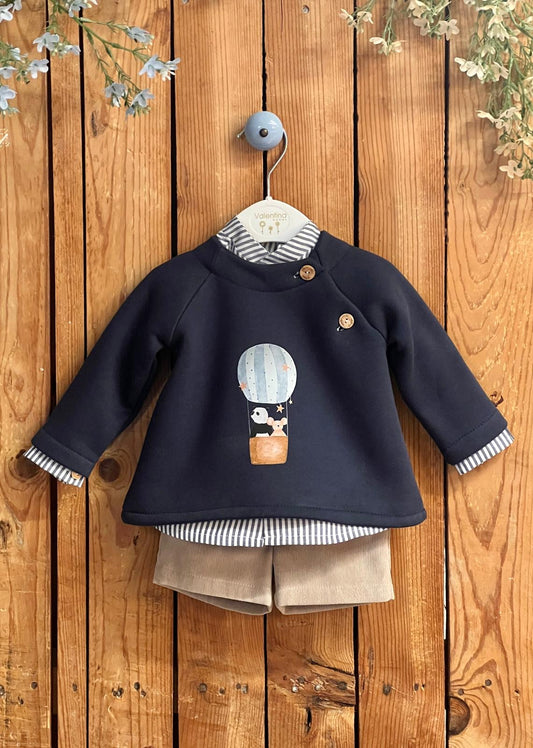 Conjunto niño 3 piezas Valentina Globo (Hada 74)