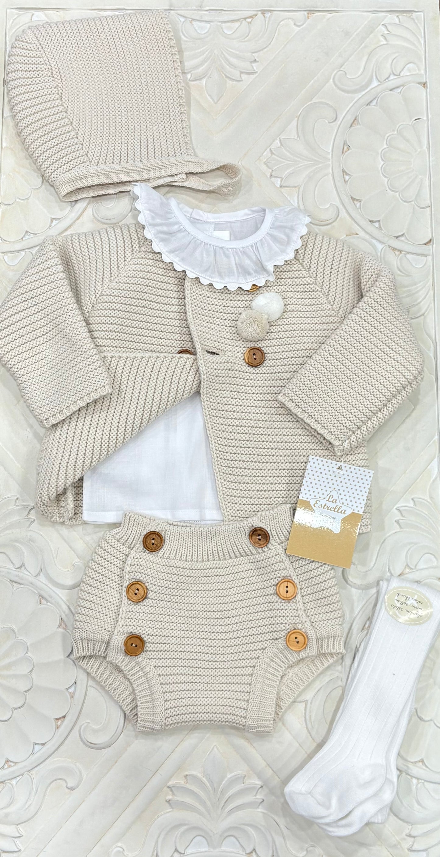 Conjunto lana 4 piezas