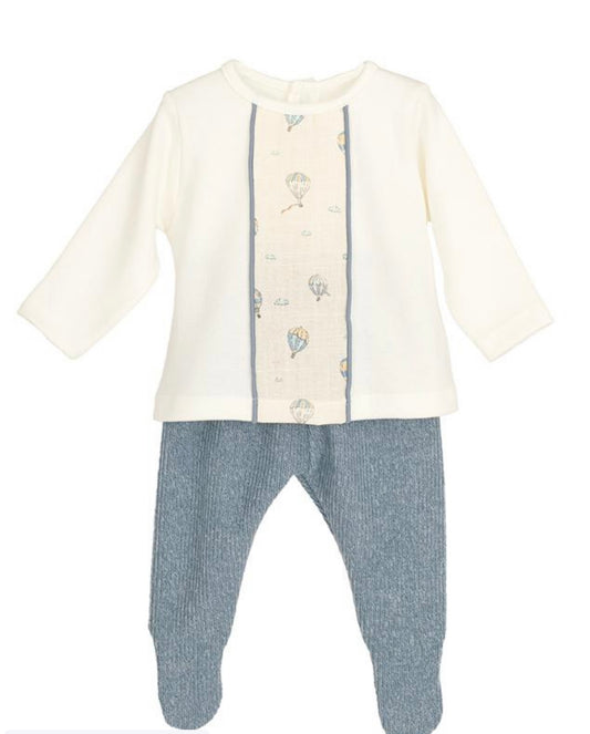 Conjunto polaina Anemol Celeste