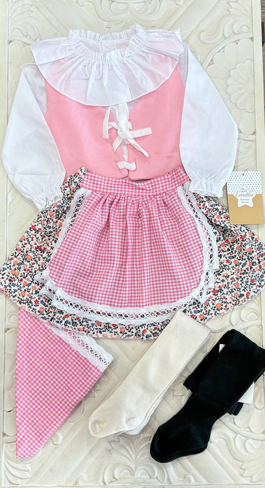 Traje de Pastora 4 piezas