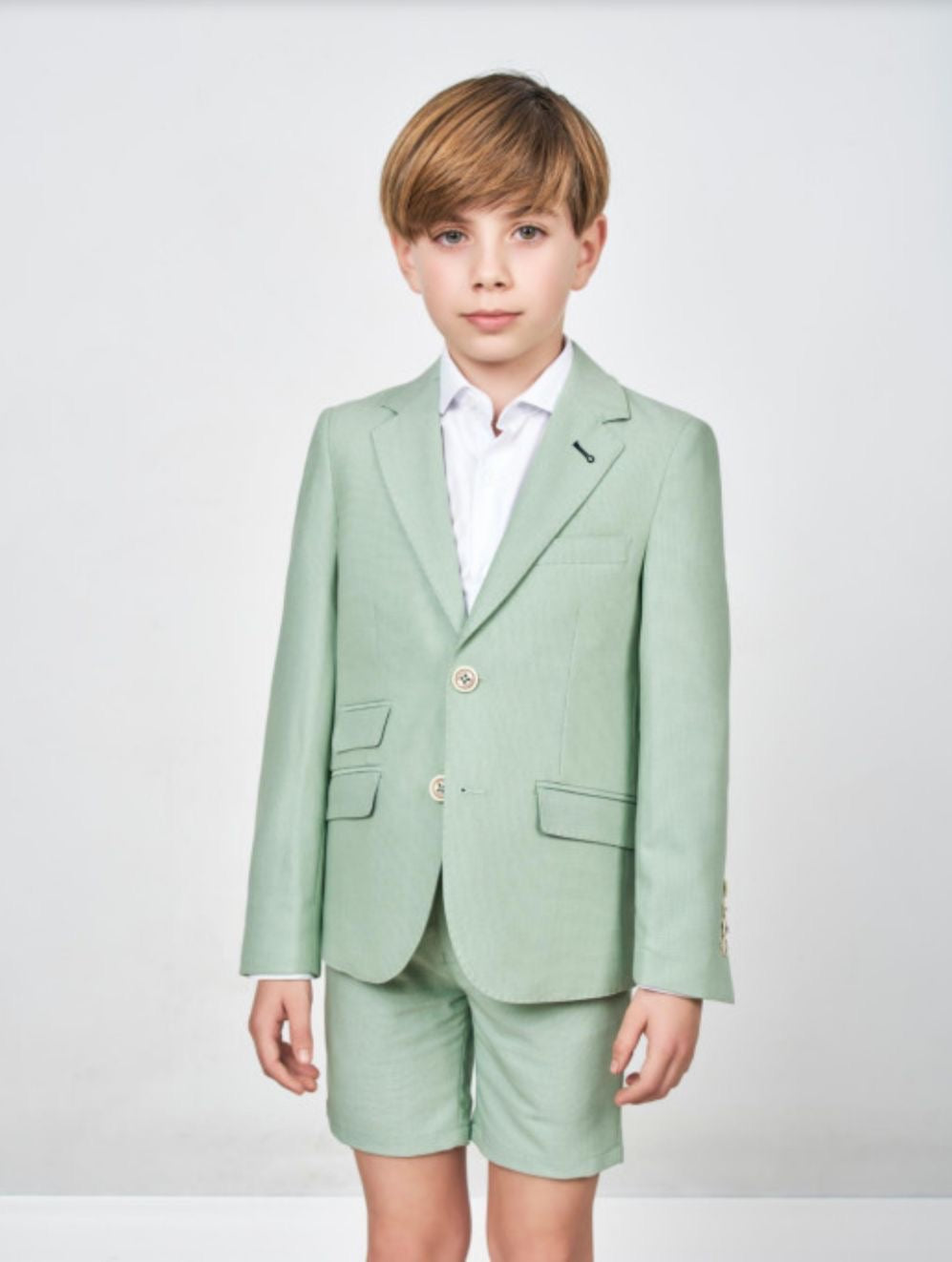 Americana ojo perdiz bolsillo solapa