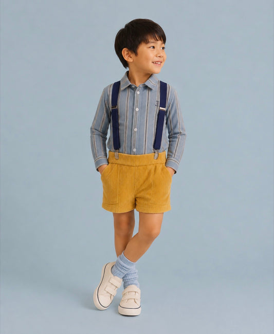 Conjunto niño con tirantes Londres