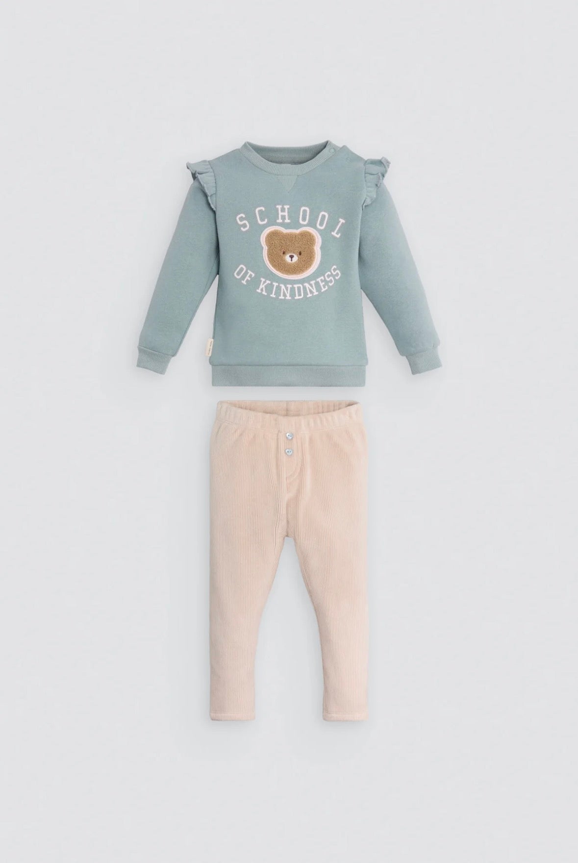 Chándal sudadera oso texturizado