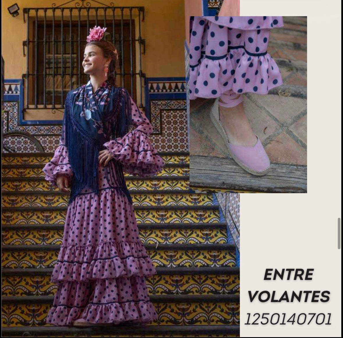 Vestido Modelo Entre Volantes