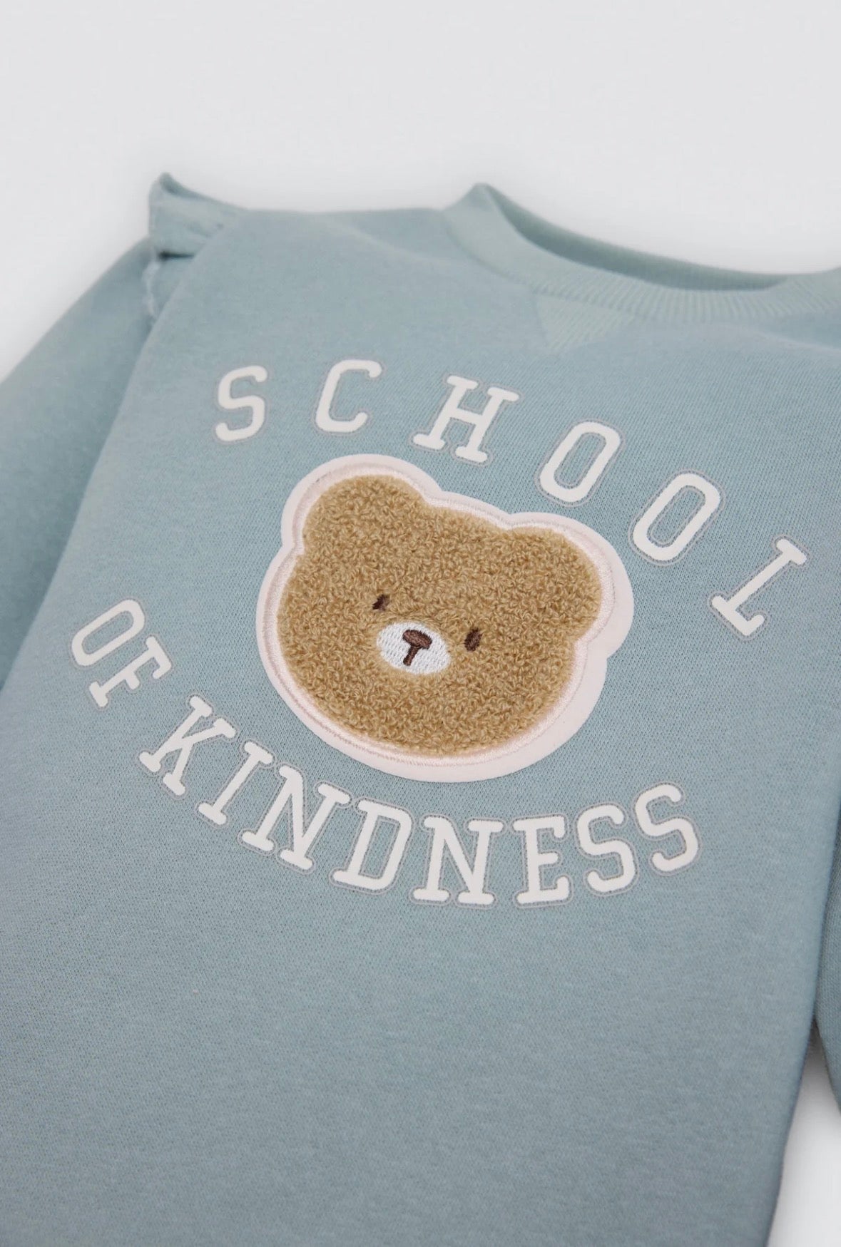 Chándal sudadera oso texturizado