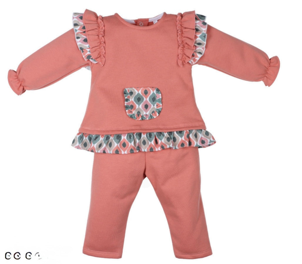 Conjunto algodón niña familia Tribal (31387)