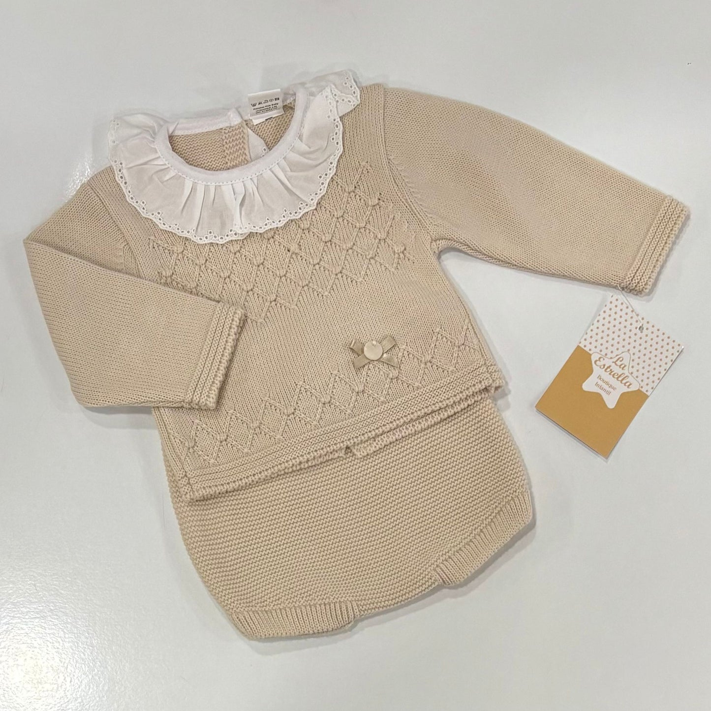 Conjunto lana dos piezas Rombo