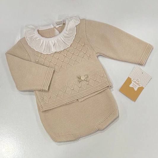 Conjunto lana dos piezas Rombo