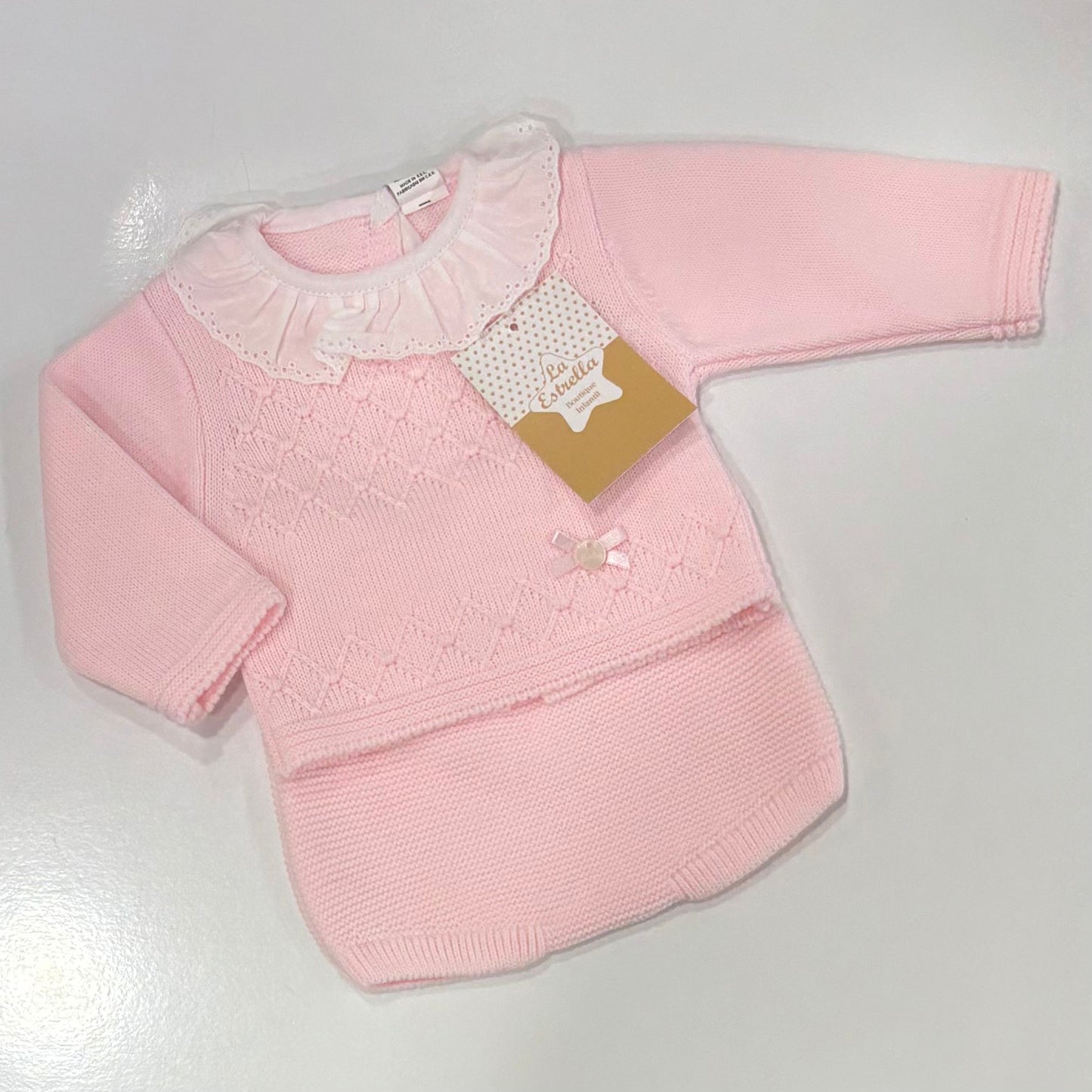 Conjunto lana dos piezas Rombo