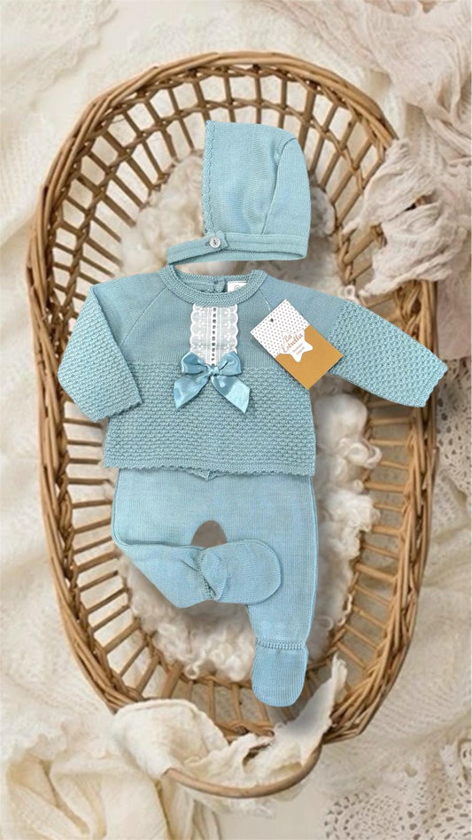 Conjunto hilo verde ‘Lazo’