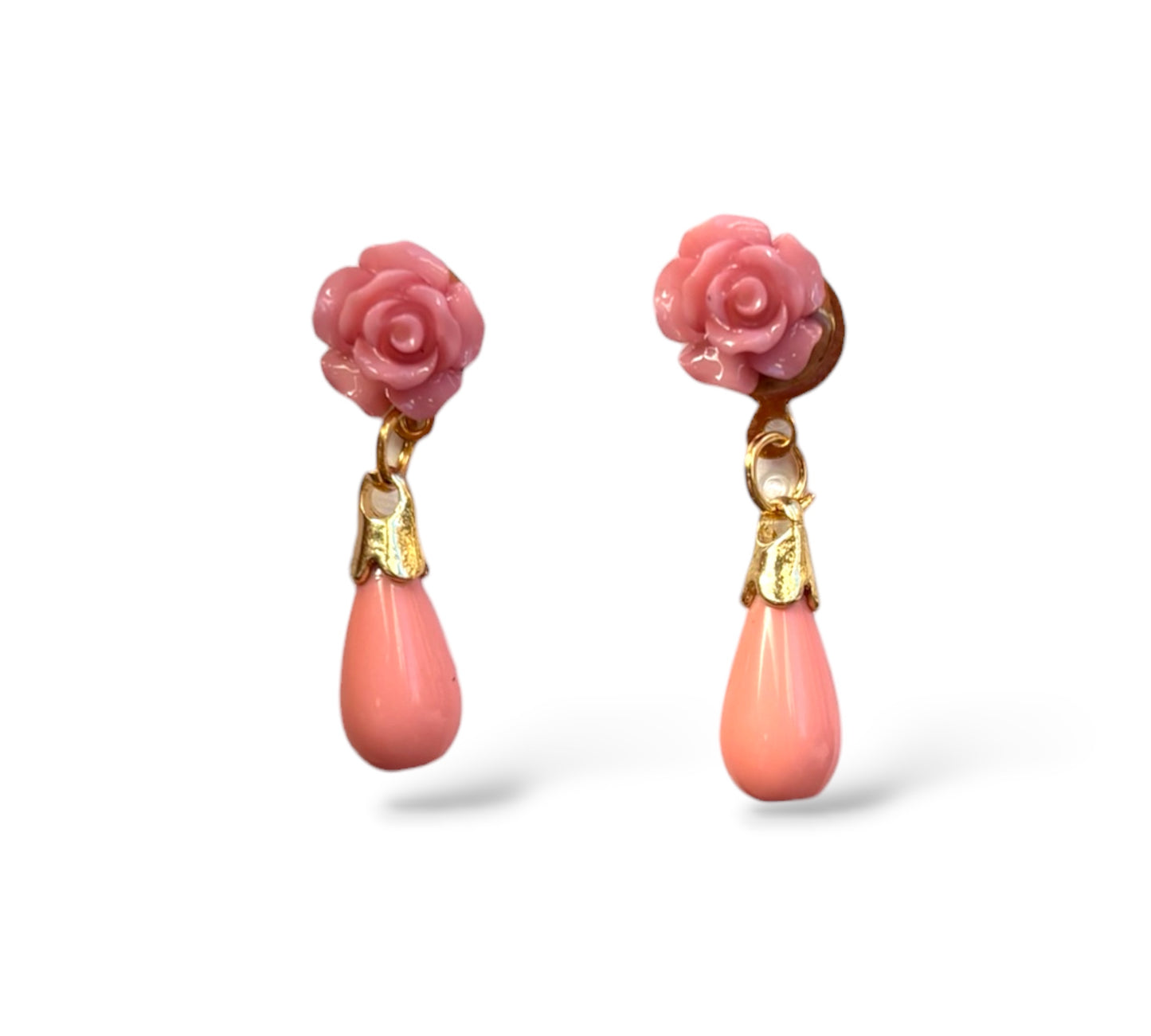 Flor de coral rosa maquillaje